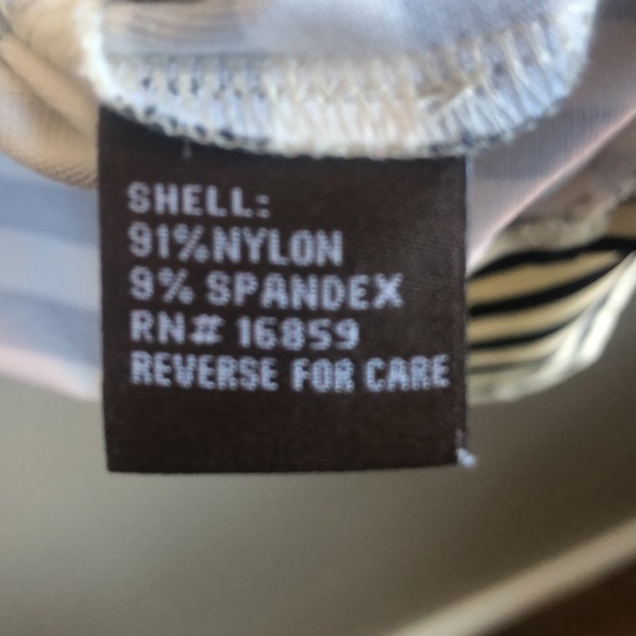 Black/Cream large Henley style J. McLaughlin Dress - Picture 4 of 5